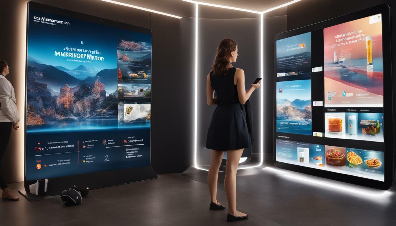 Smart Mirrors for Interactive Advertising