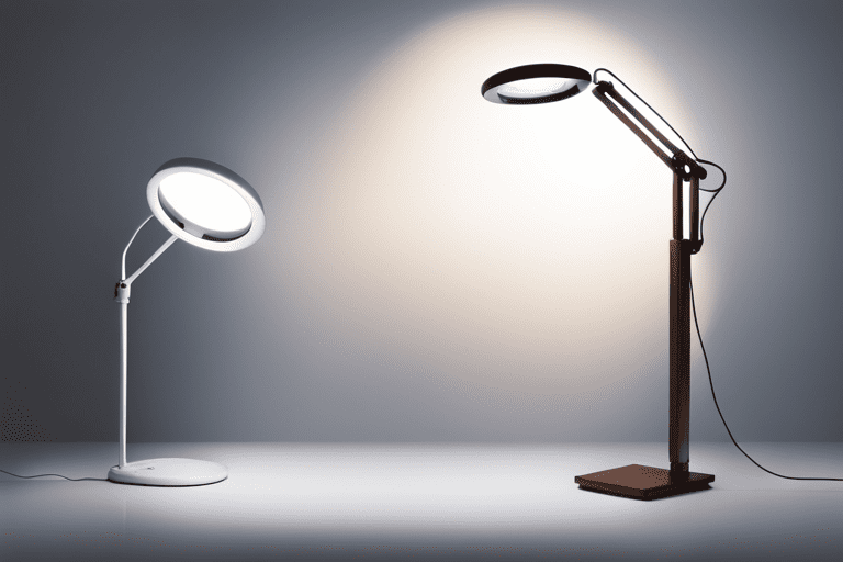 Say Goodbye To Eye Strain – Discover The Benefits Of Using A Magnifying Floor Lamp