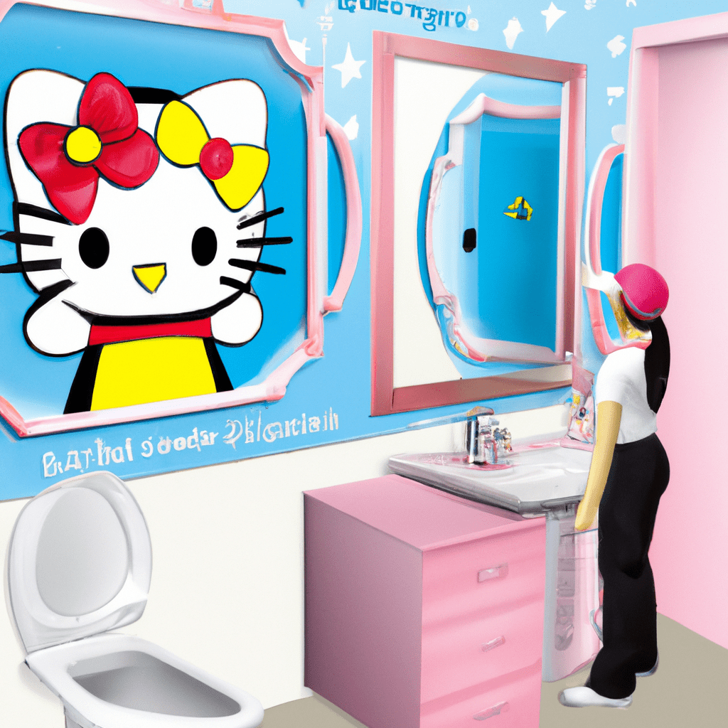 An image featuring a delighted customer receiving top-notch assistance from Impressions Vanity's Hello Kitty Wall Mirror's customer service team, showcasing their dedication to exceptional support and warranty coverage