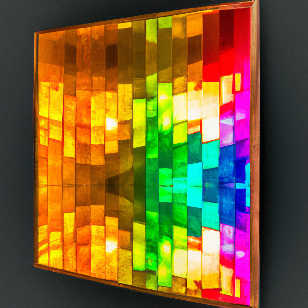 An image showcasing the ODDSAN 48x32 Led Lighted Mirror with a variety of lighting and color options